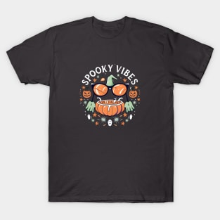 Spooky Vibes Halloween T-Shirt T-Shirt